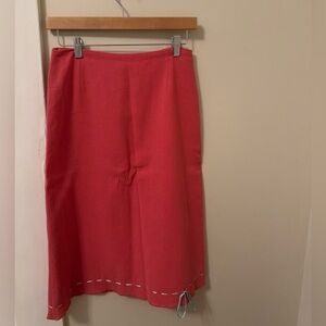 Zara Coral Pencil Skirt